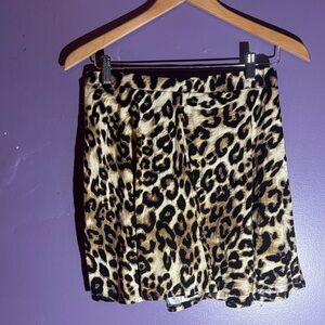 Rue21 Animal Print Mini Skirt